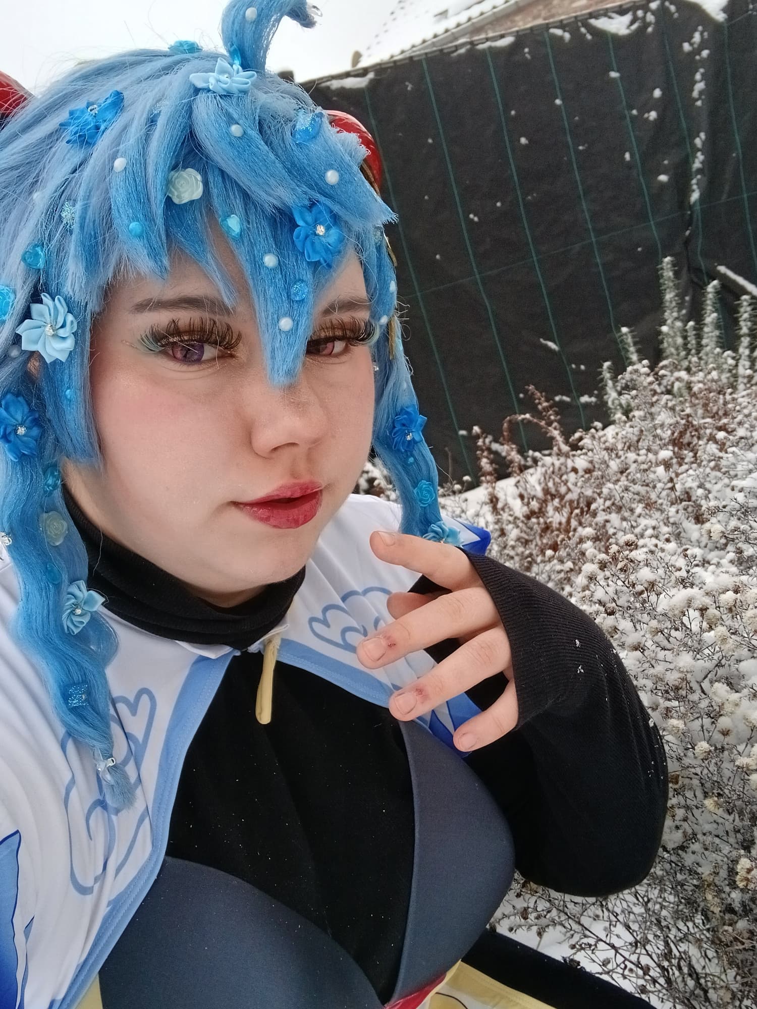 Ganyu in snow - Photo 22