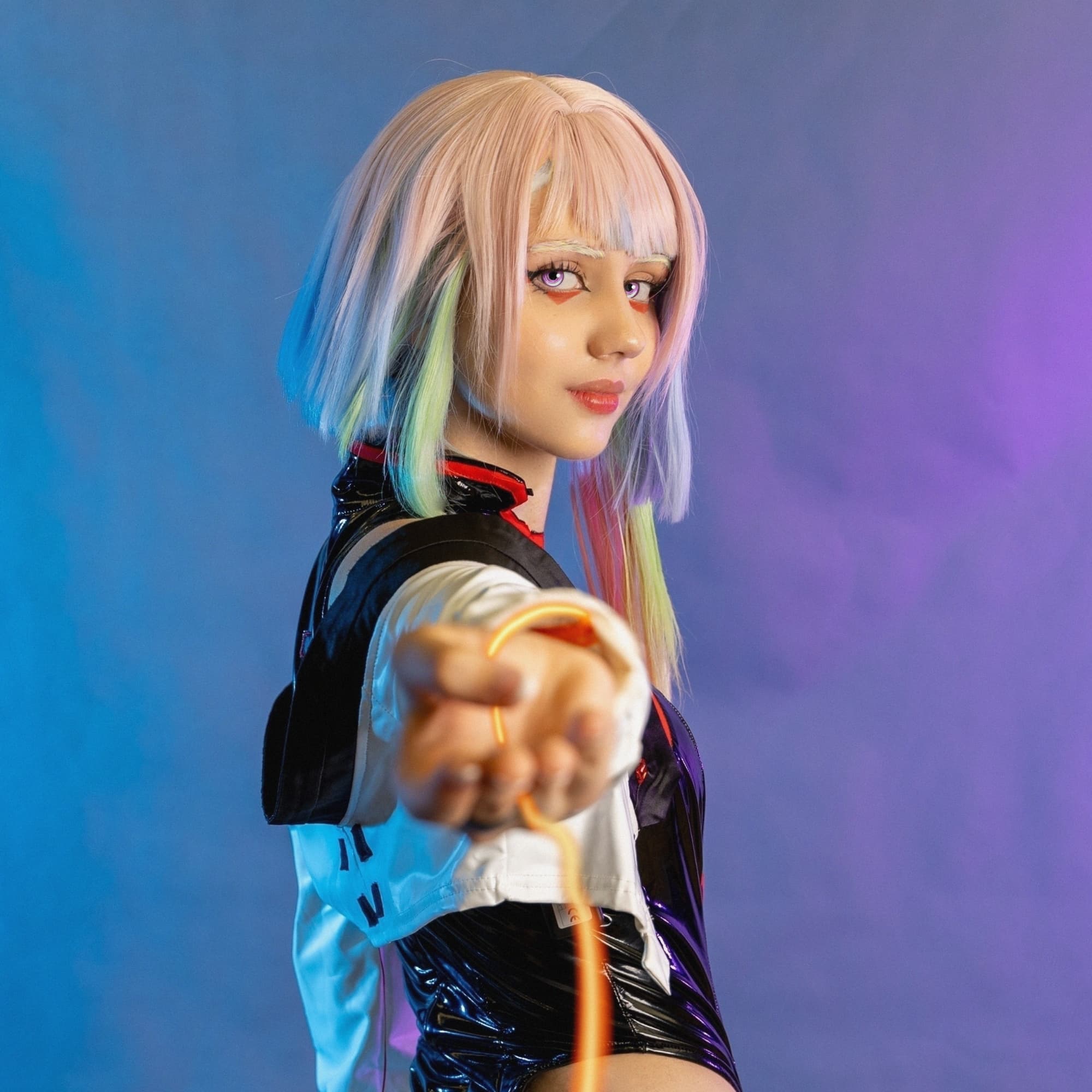 Lucy - NZ  - Cyberpunk: Edgerunners cosplay photoshoot cover