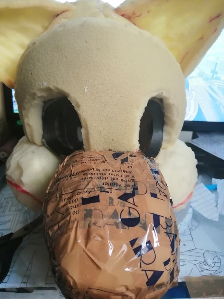 Confection tête fursona  - Photo 1