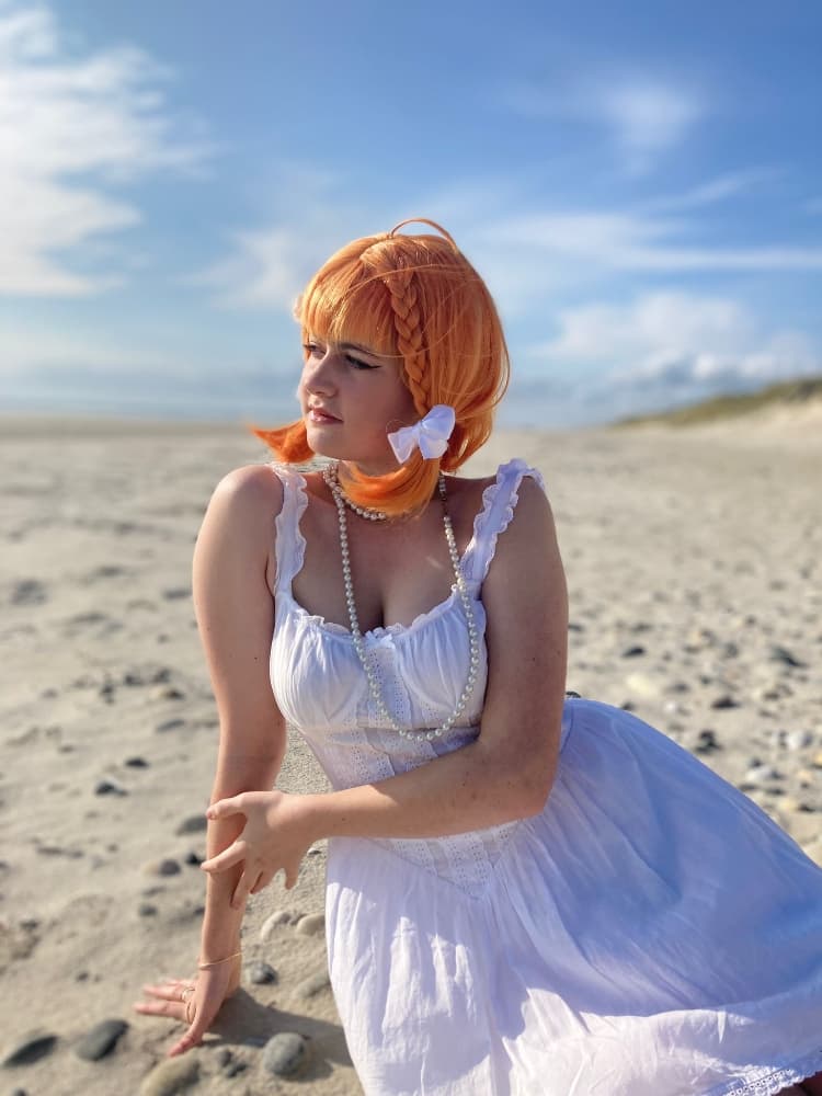 Chika white dress 2 - Photo 11