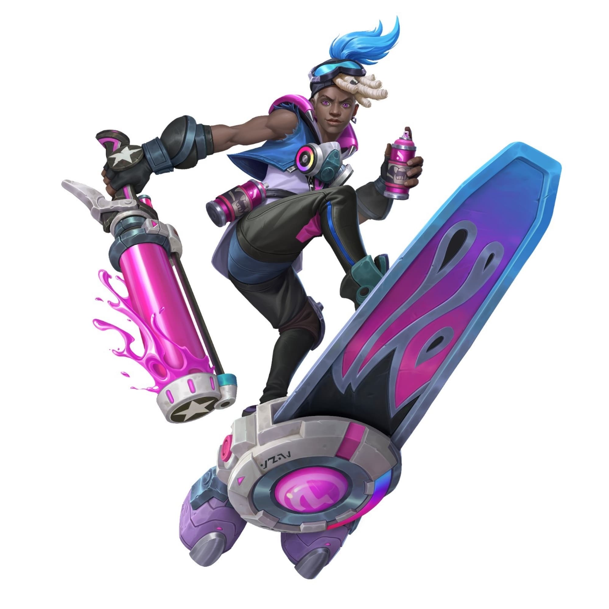 EKKO CHROMACRASH - League of Legends cosplay photoshoot cover