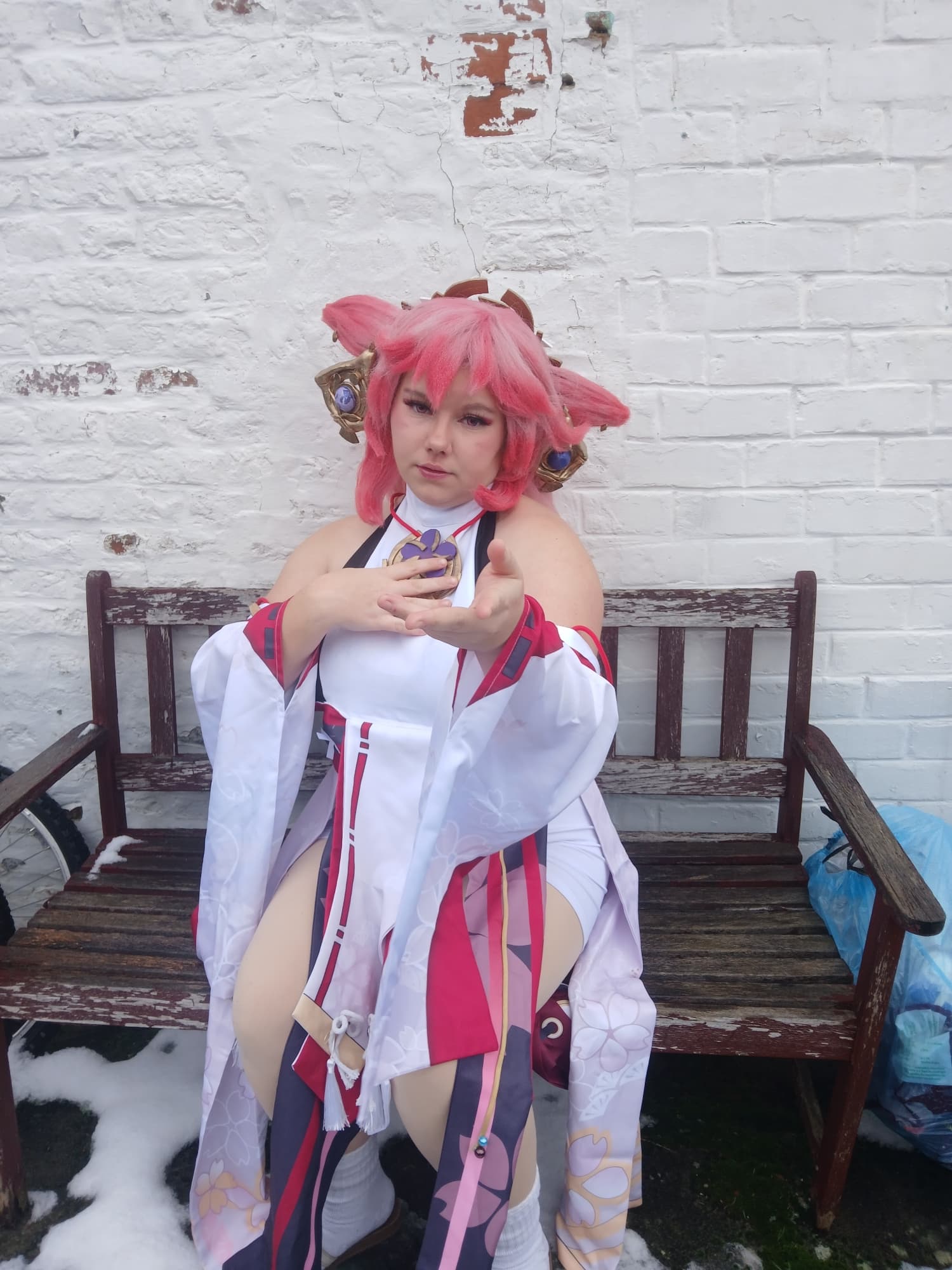 Yae miko in snow - Photo 10