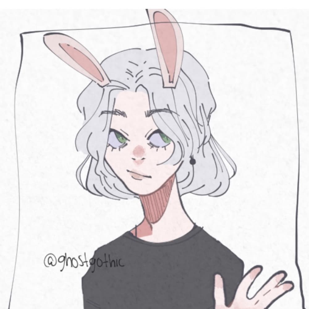 Blanche le lapin Blanc