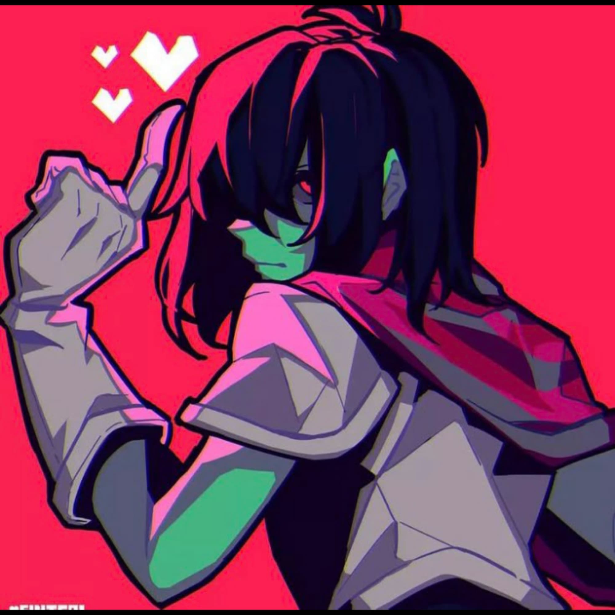 Kris - Deltarune cosplay photoshoot cover