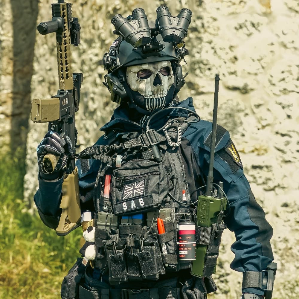 Ghost  - Call of Duty cosplay photoshoot cover