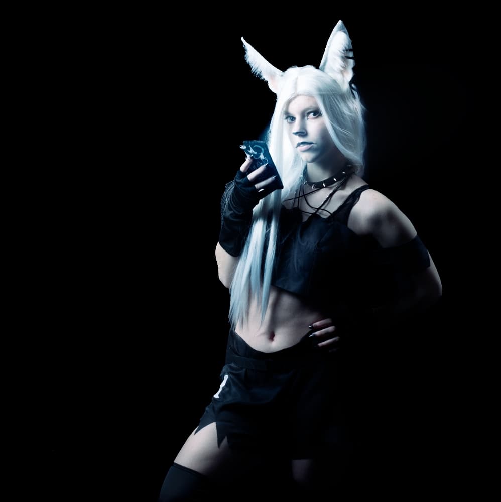 Loona  - Helluva Boss cosplay photoshoot cover