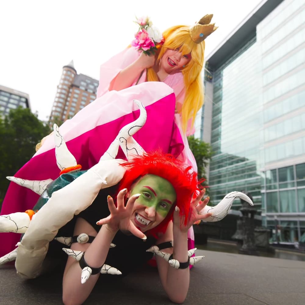 Bowser et Peach