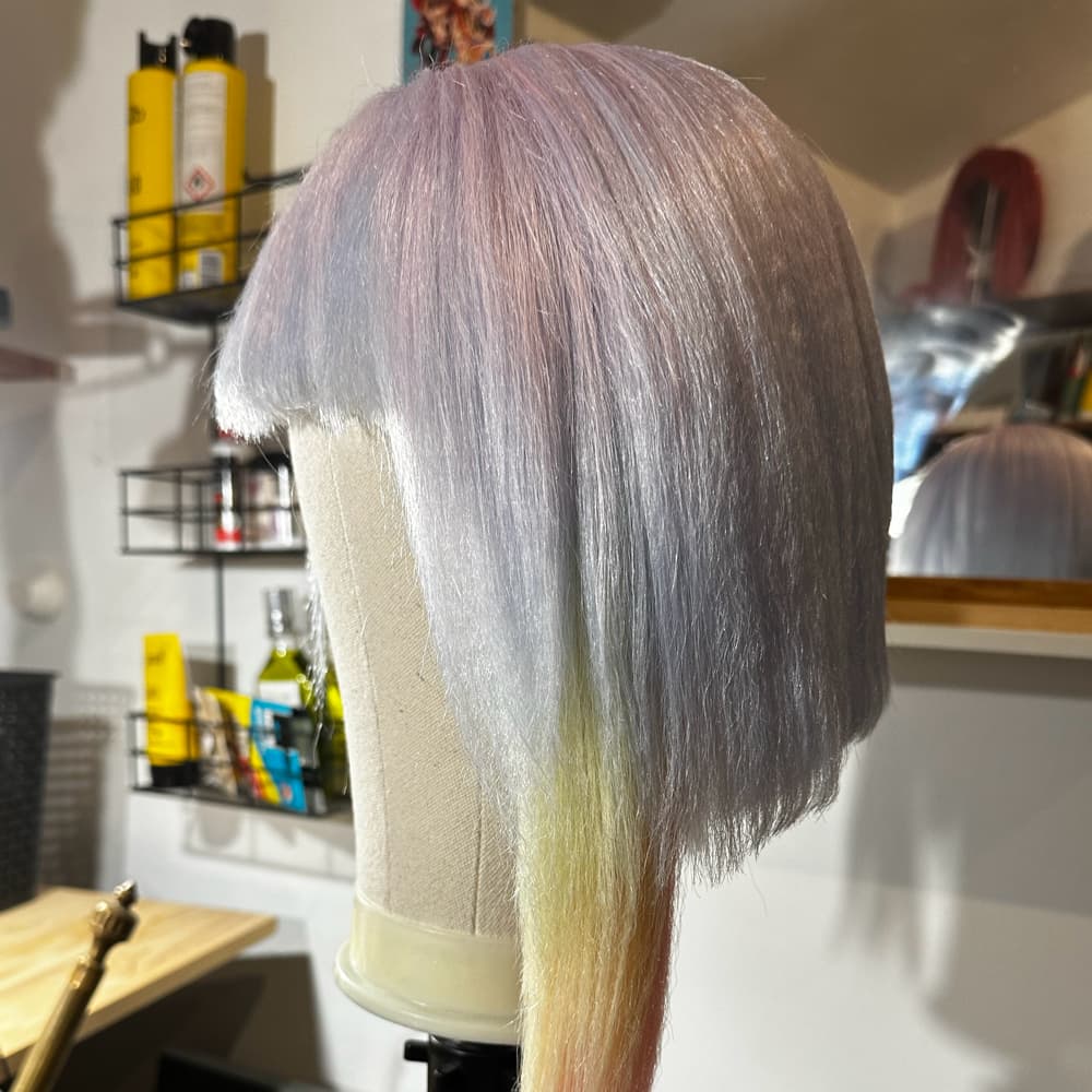 Wig Lucy  - Cyberpunk 2077 cosplay photoshoot cover