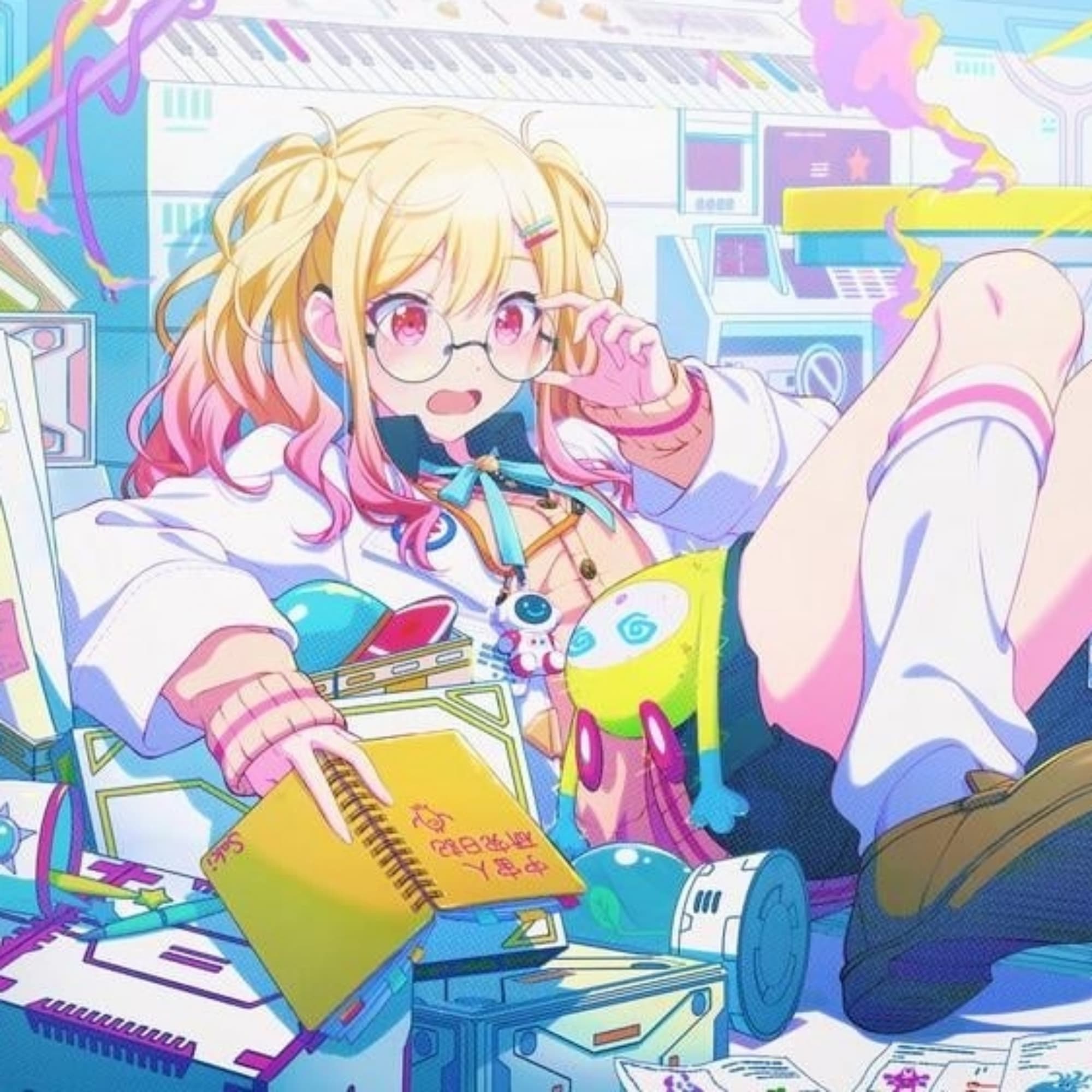 Saki scientist 🤓🩷 - Vocaloid cosplay photoshoot cover