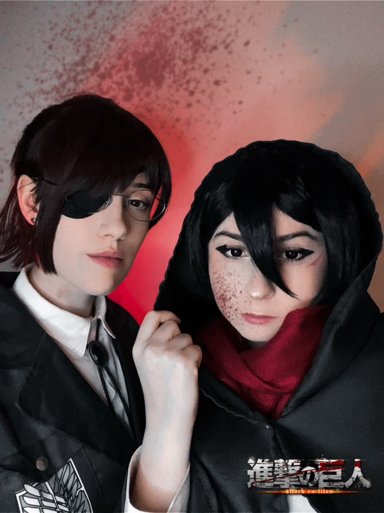 Mikasa & Hange  - Photo 2