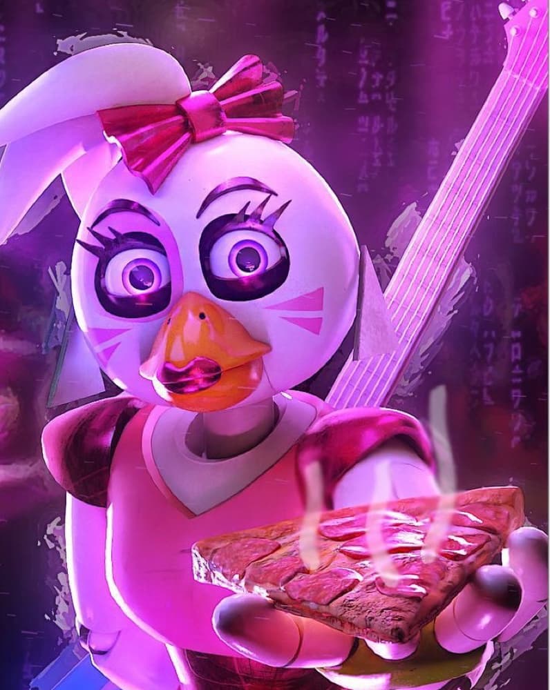 Glamrock chica  - Five Nights at Freddy's cosplay photoshoot cover