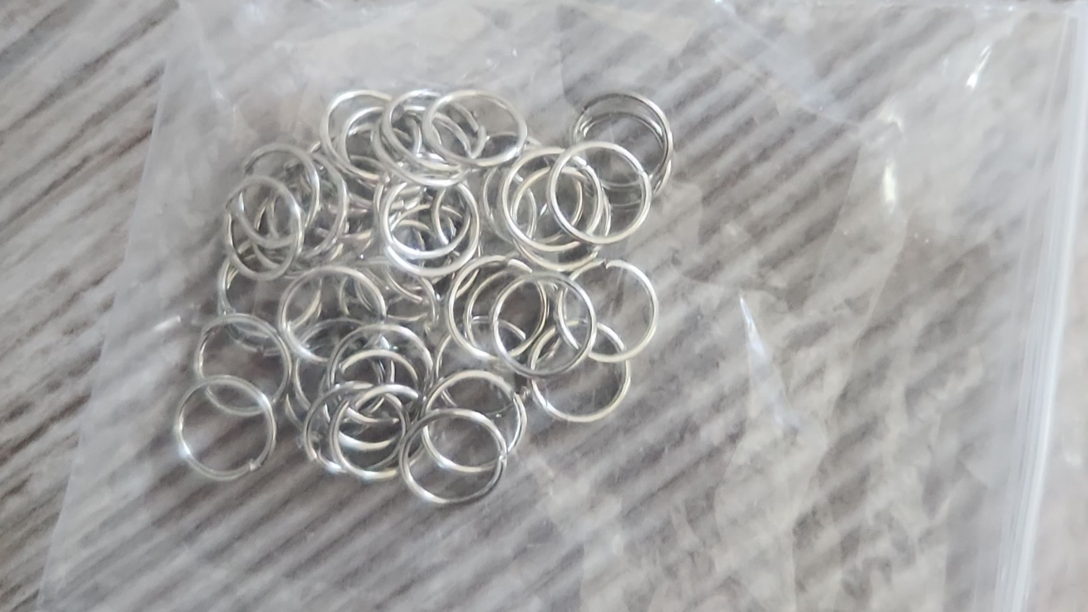 Place the jump rings