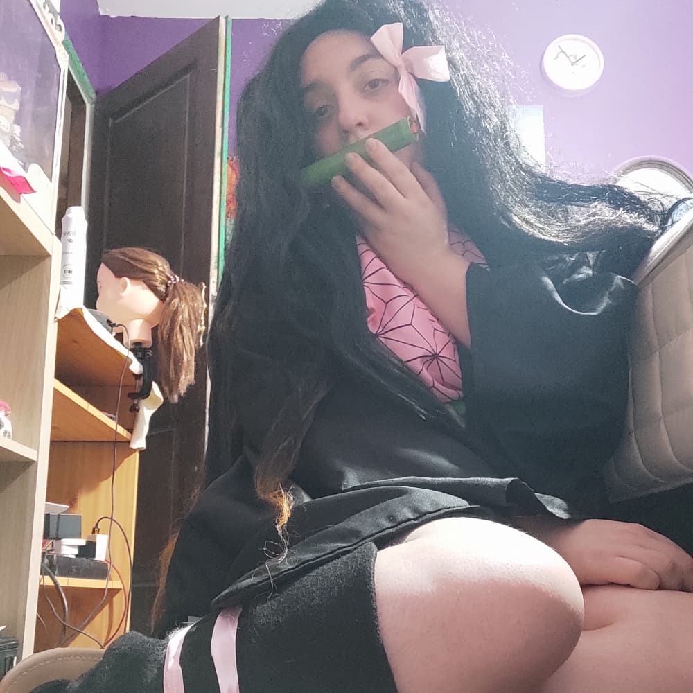 Nezoko - Demon Slayer cosplay photoshoot cover