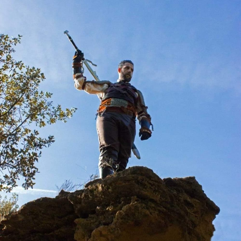 Geralt De Riv  - The Witcher cosplay photoshoot cover