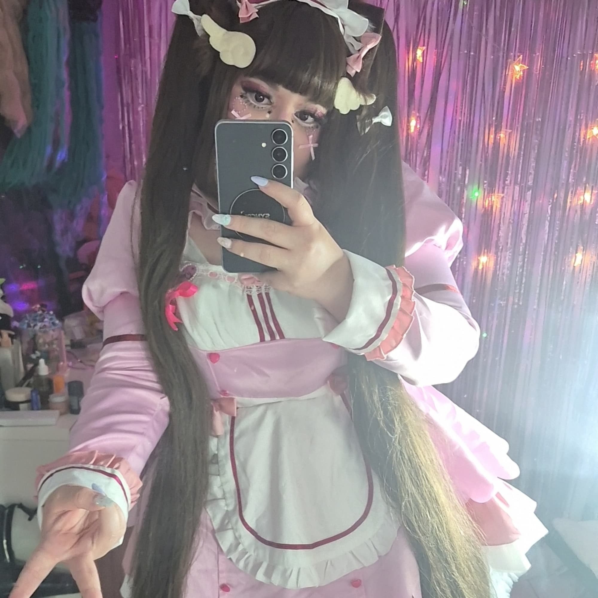 Chocola Pink 2026 - Nekopara cosplay photoshoot cover