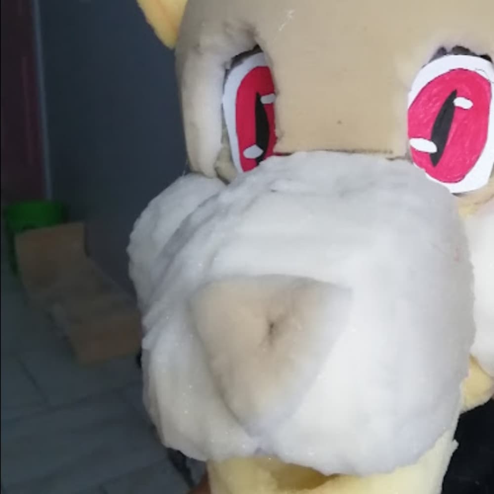 Confection tête fursona 