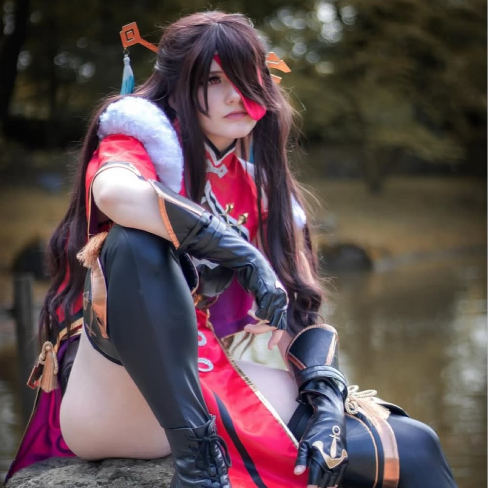 Beidou - Genshin Impact cosplay photoshoot cover