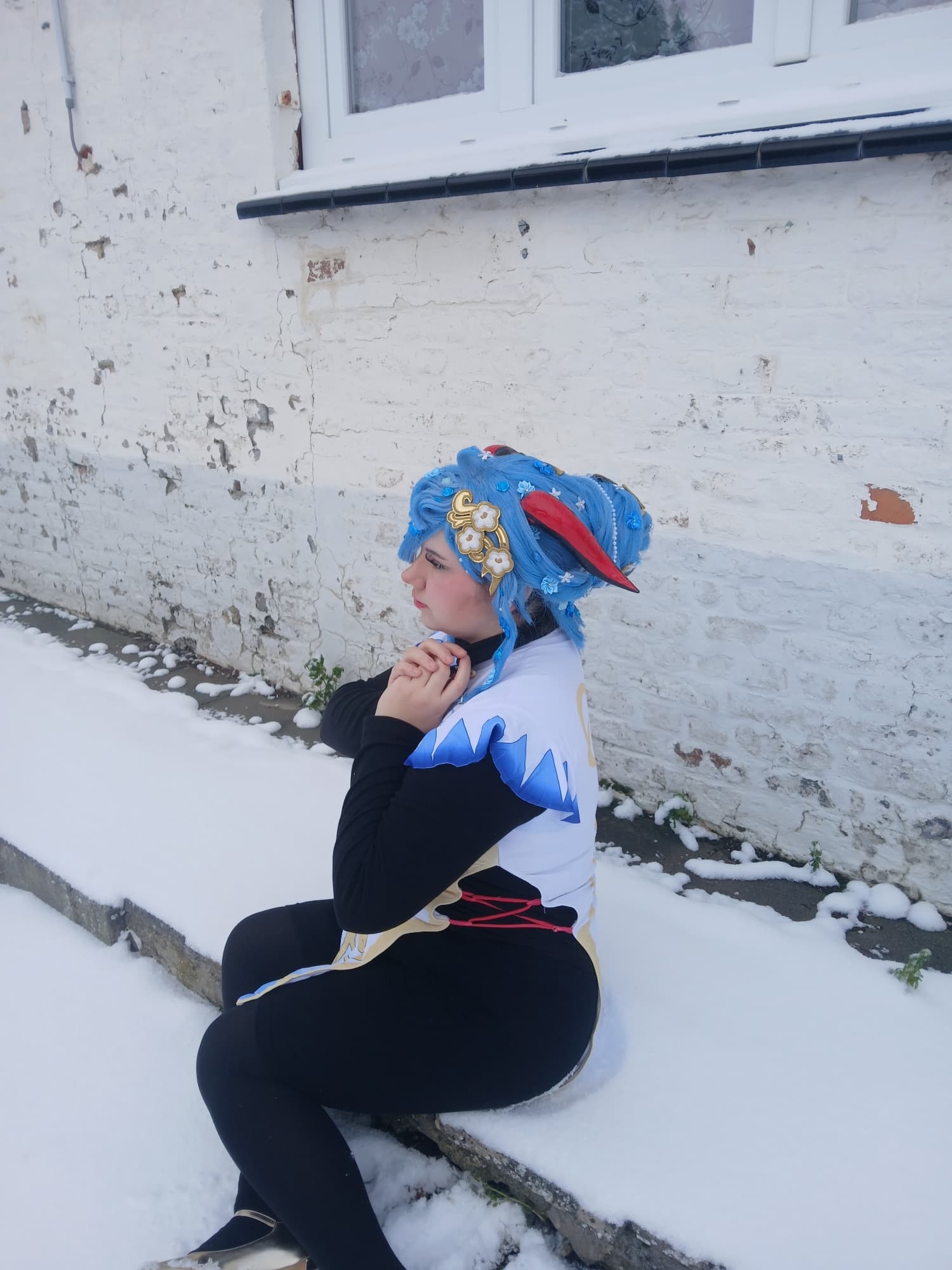 Ganyu in snow - Photo 51