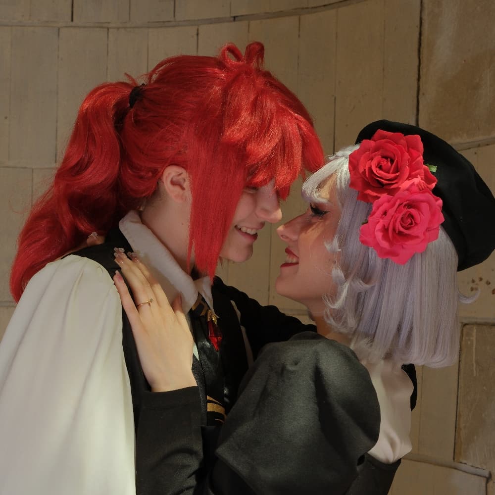 Noëlle & Diluc - Genshin Impact cosplay photoshoot cover