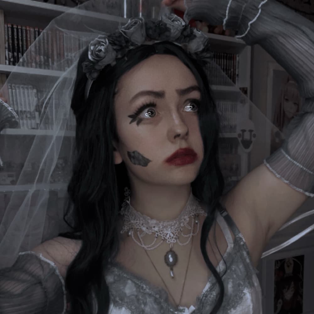 Emily - Corpse Bride cosplay photoshoot cover
