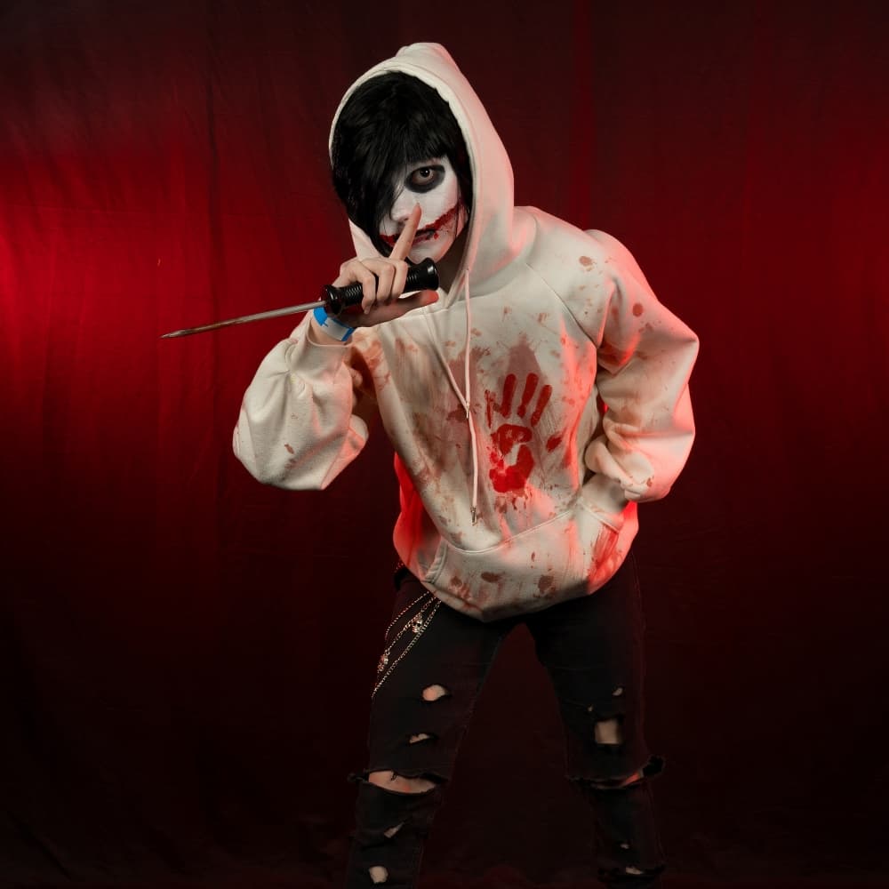 Jeff The Killer - Creepypasta cosplay photoshoot cover
