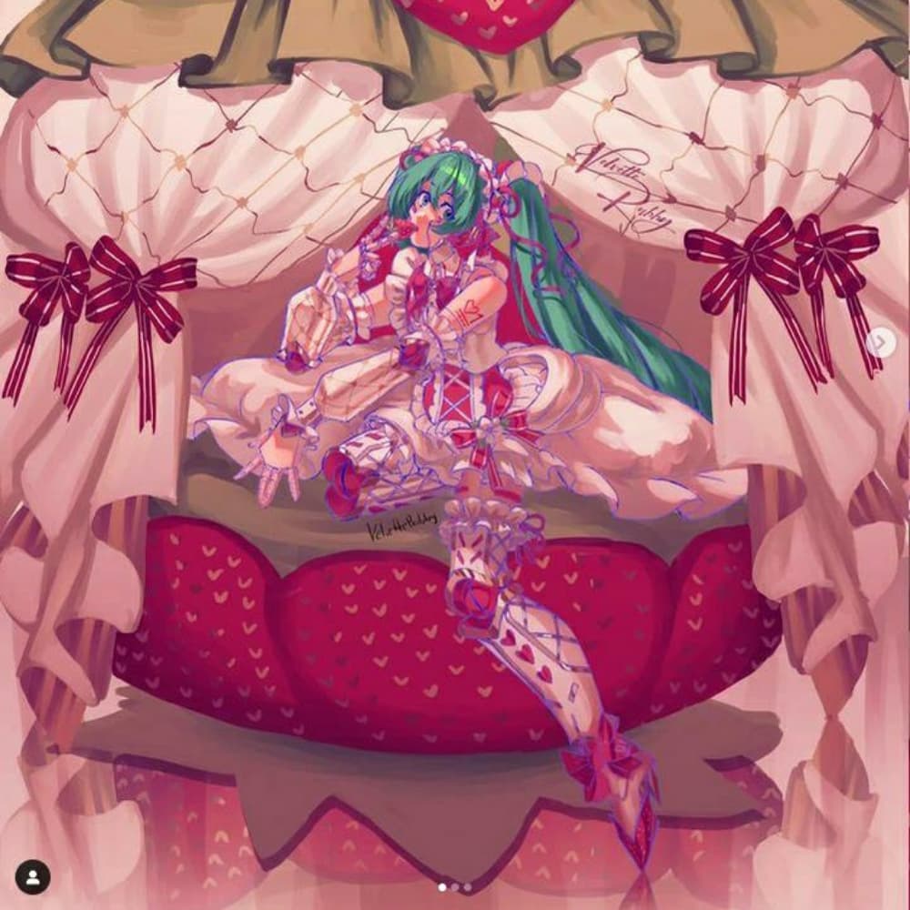 Miku Strawberry Velvette