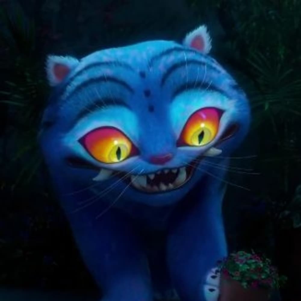 Le tigre bleu ver humain 