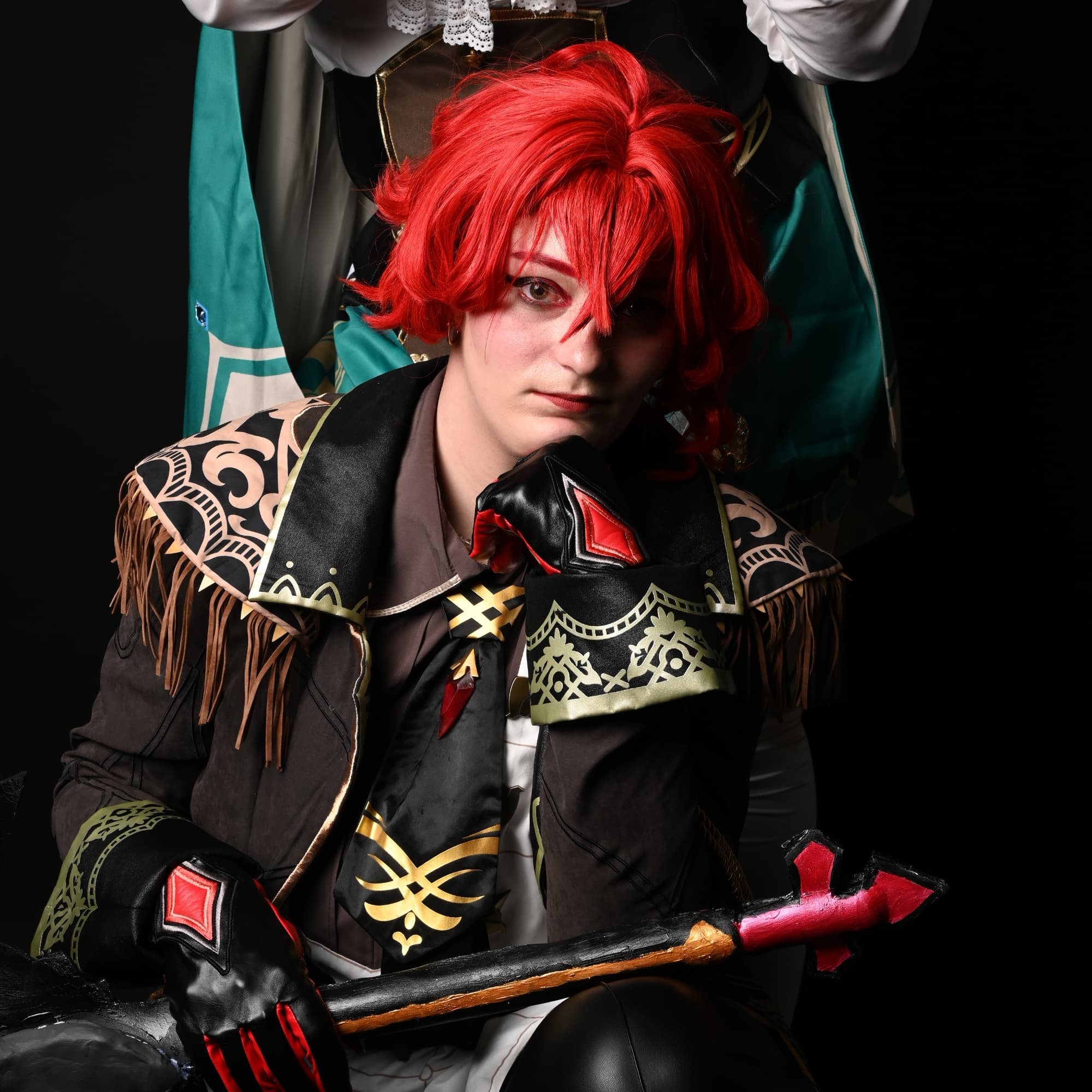 Diluc  - Genshin Impact cosplay photoshoot cover