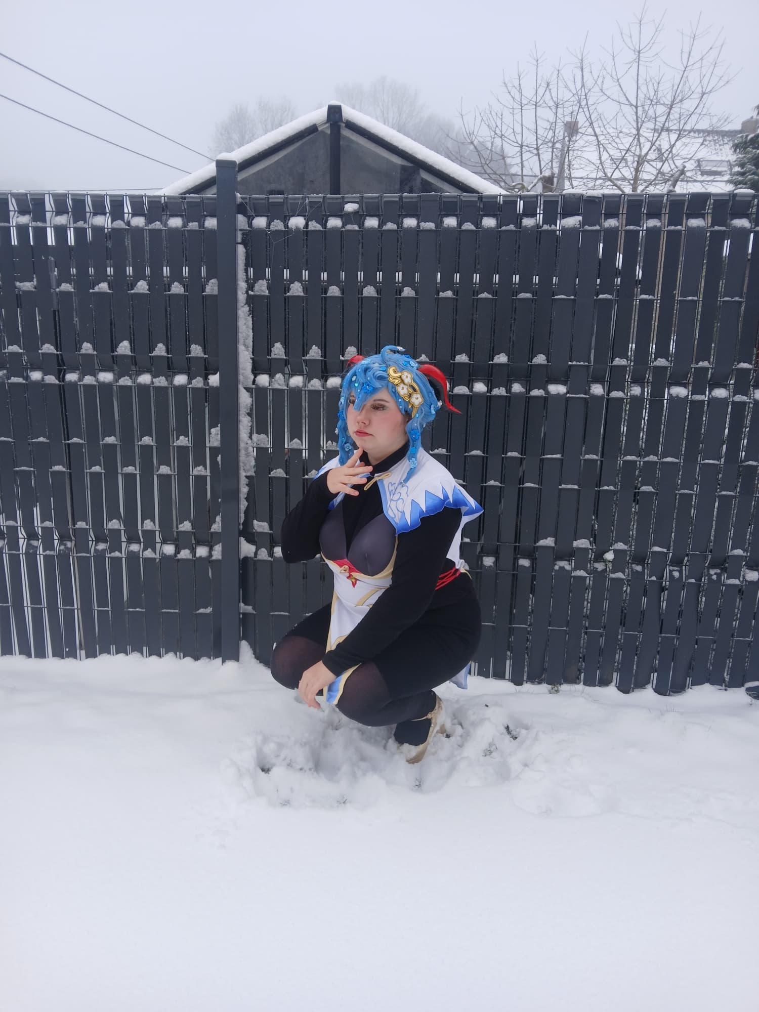 Ganyu in snow - Photo 34
