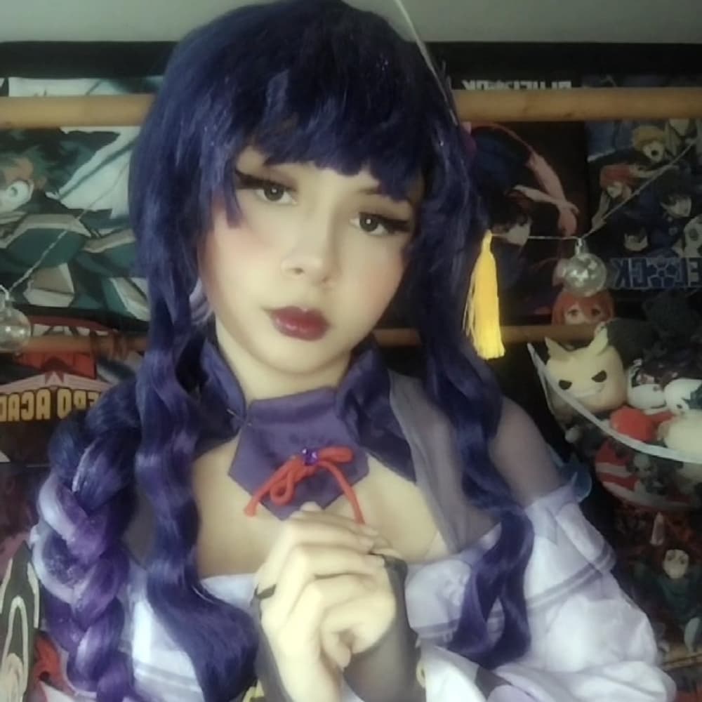 Raiden - Genshin Impact cosplay photoshoot cover