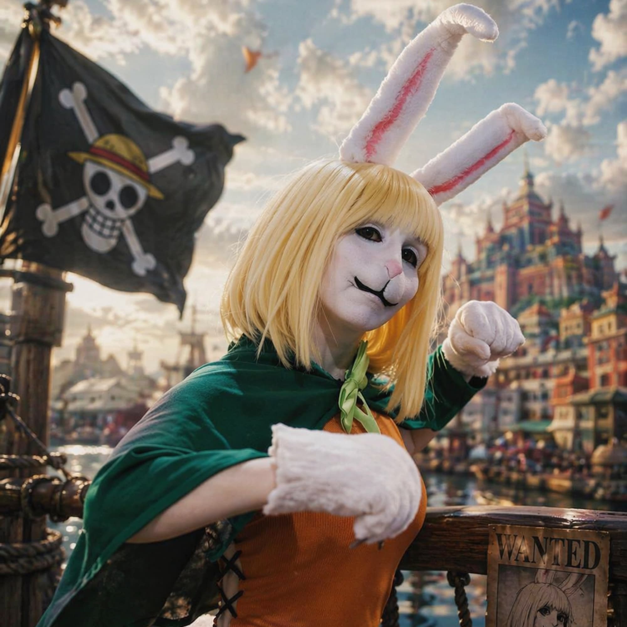 Carrot - One Piece cosplay photoshoot cover