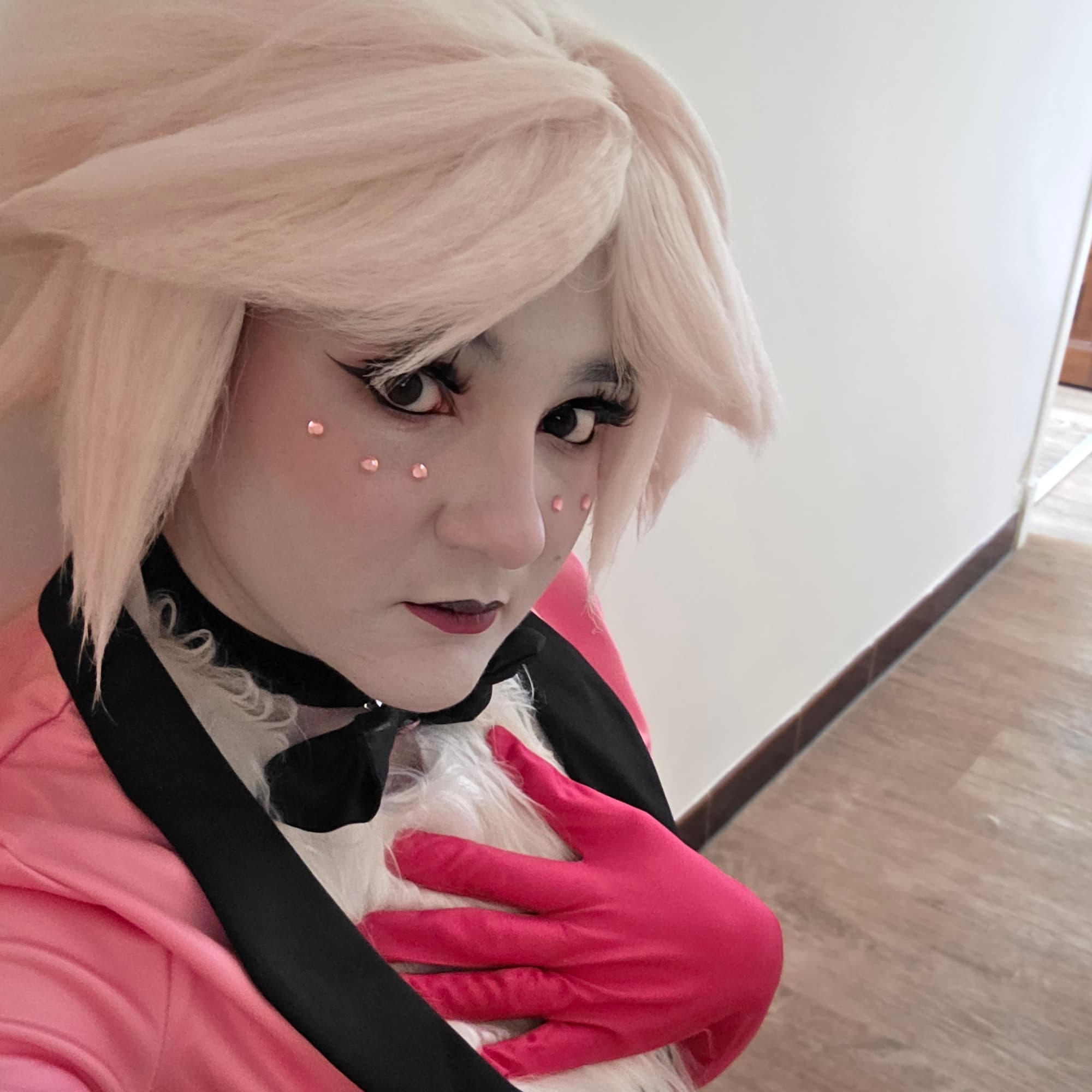 Angel dust - Hazbin Hotel cosplay photoshoot cover