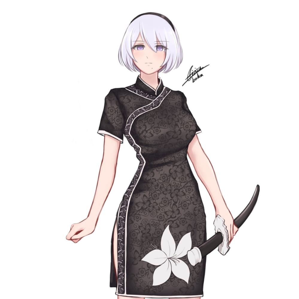 2b chiness dress