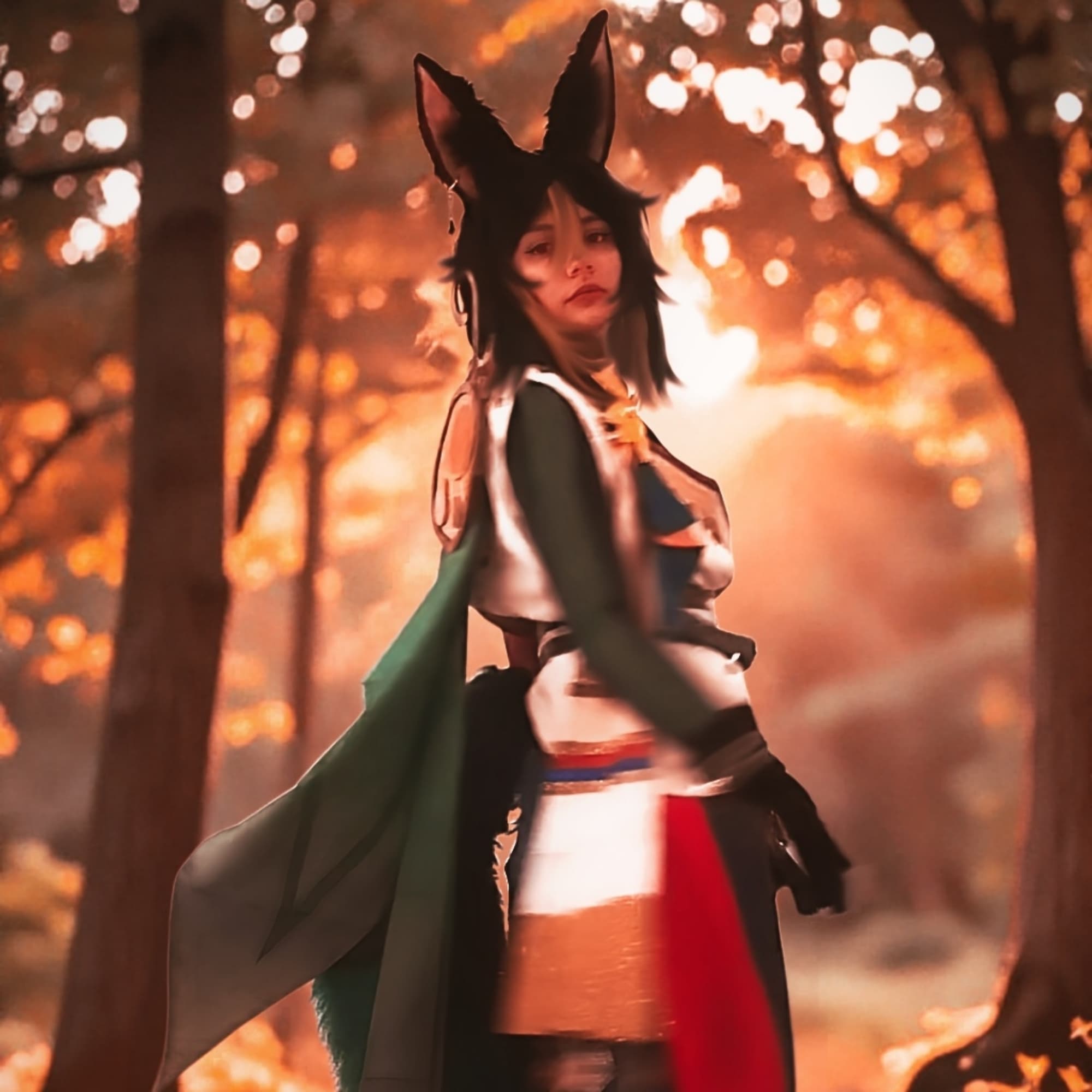 Tighnari - Genshin Impact cosplay photoshoot cover