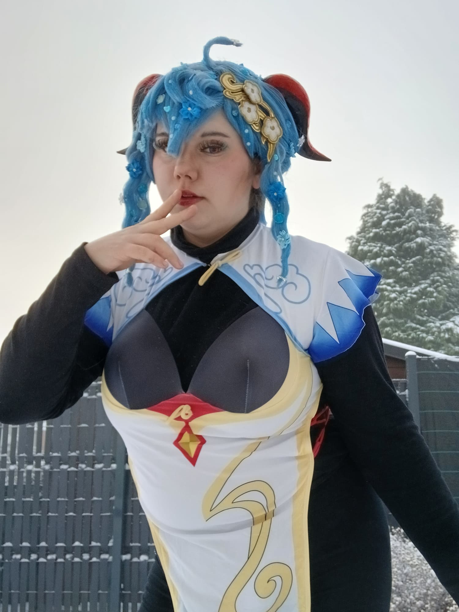 Ganyu in snow - Photo 3