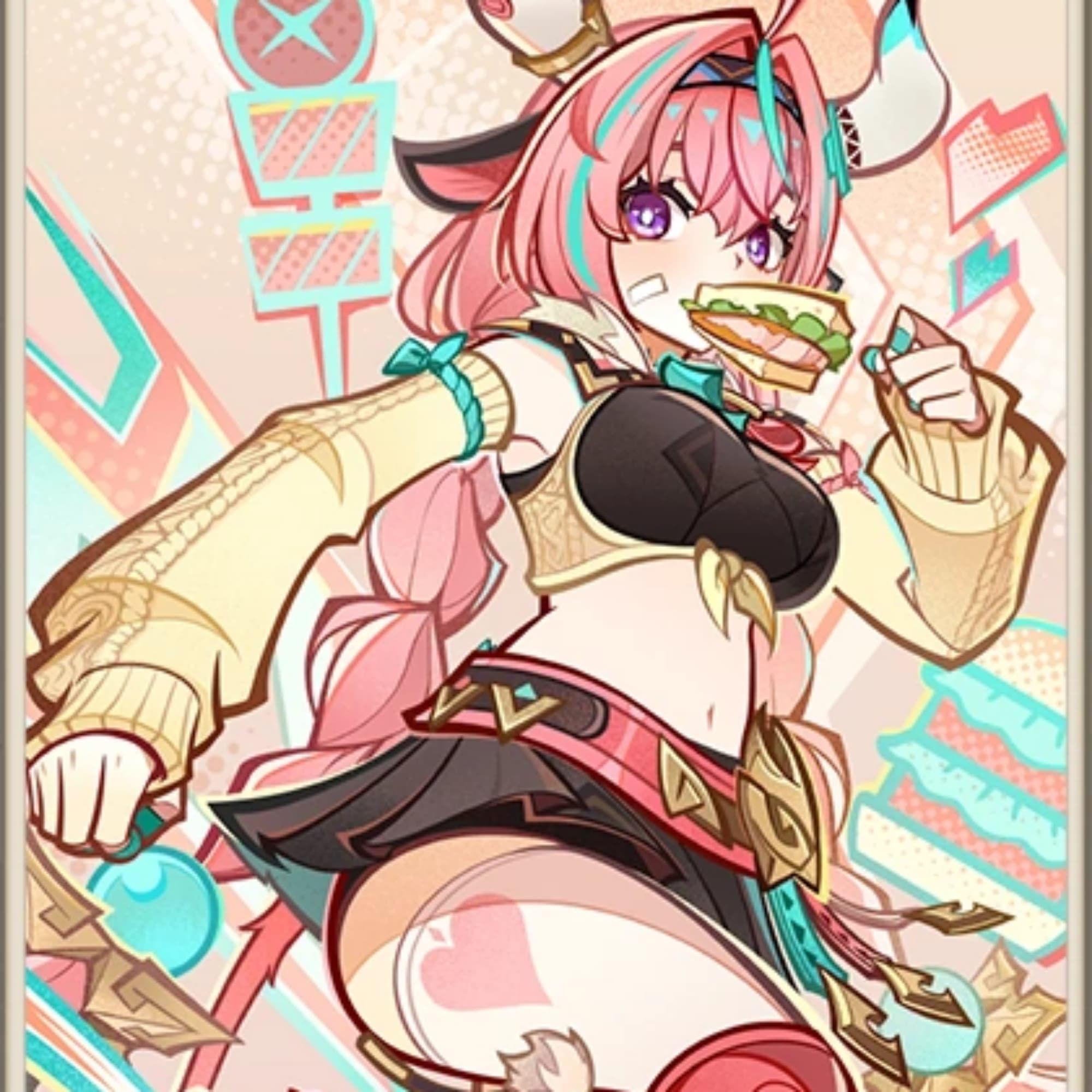 Varesa casual ⚡🖤🍔 cosplay photoshoot cover