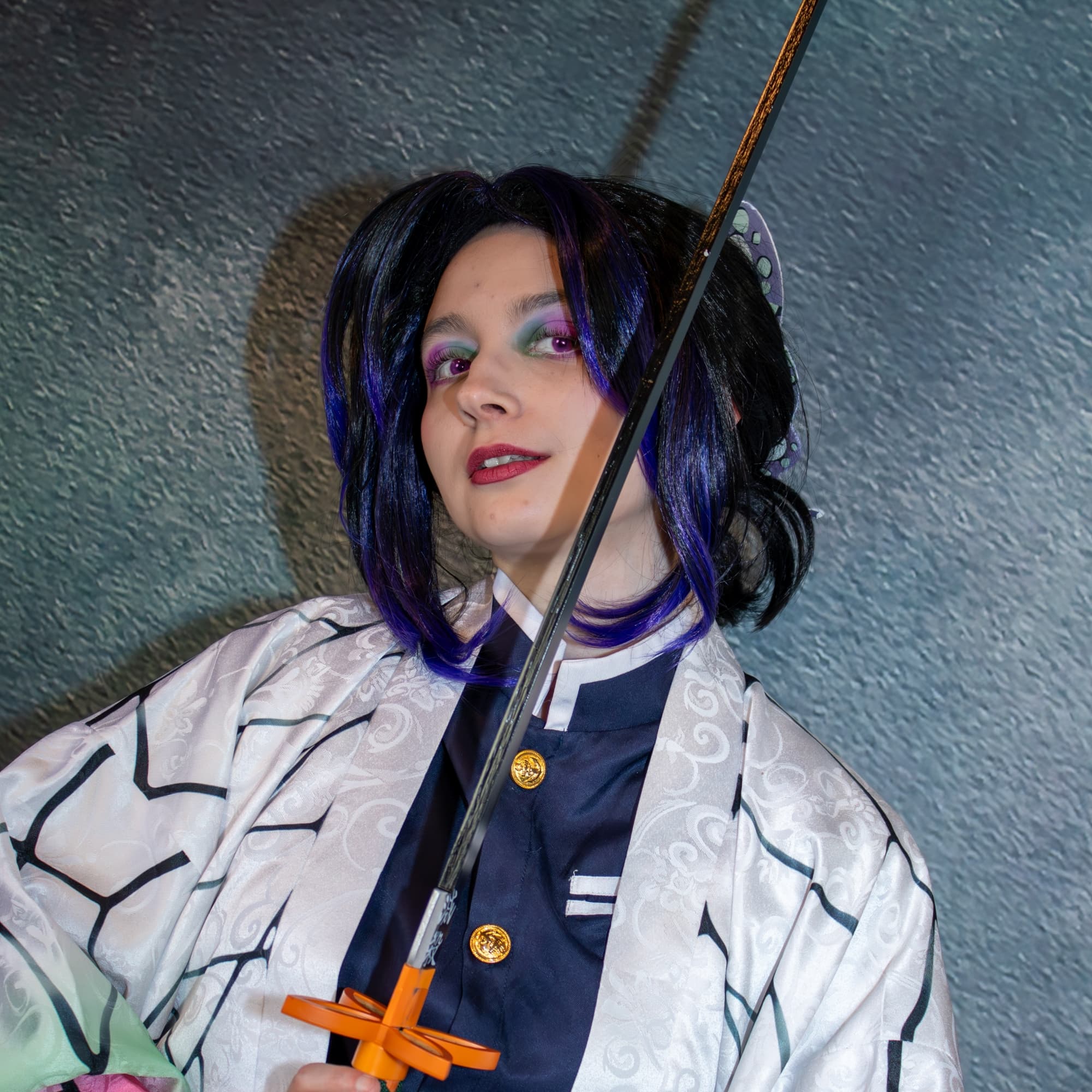Shinobu - Demon Slayer cosplay photoshoot cover