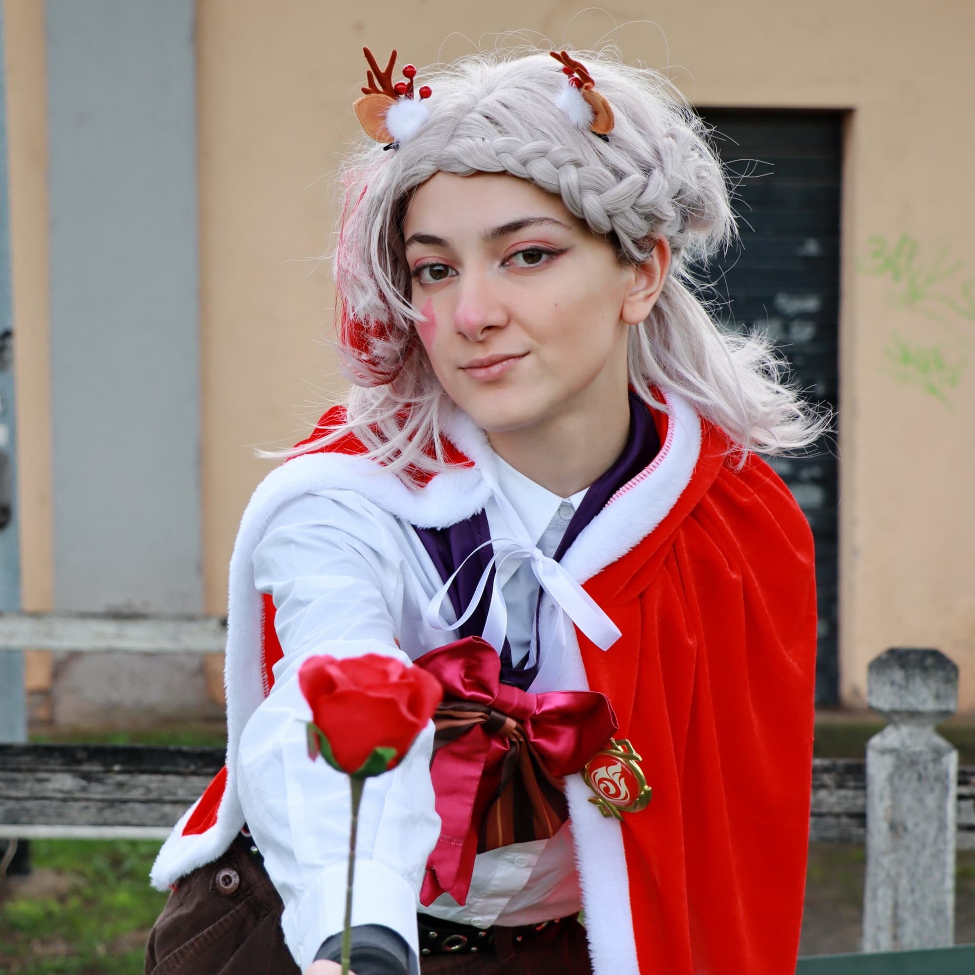 Lyney xmas - Genshin Impact cosplay photoshoot cover