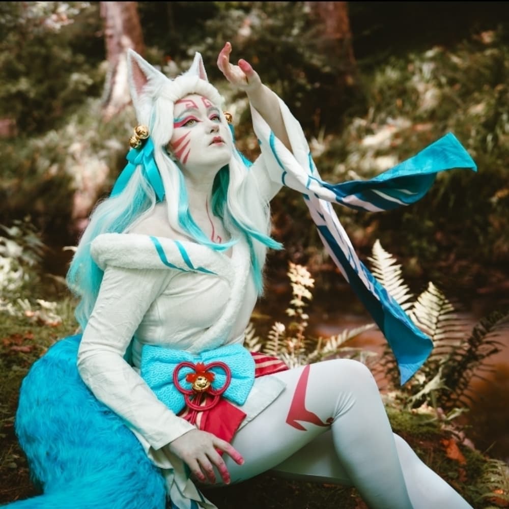 Ahri SB ult - Arcane cosplay photoshoot cover