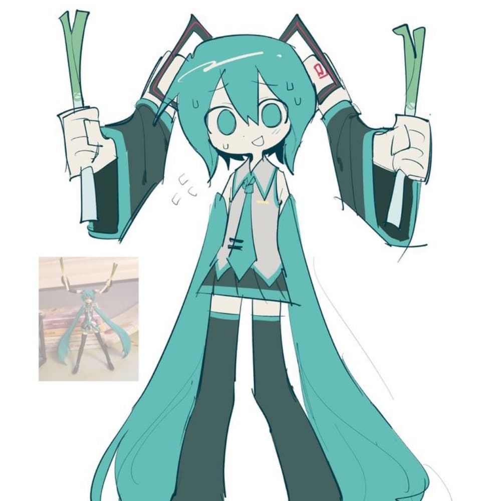 Reversed arms Miku
