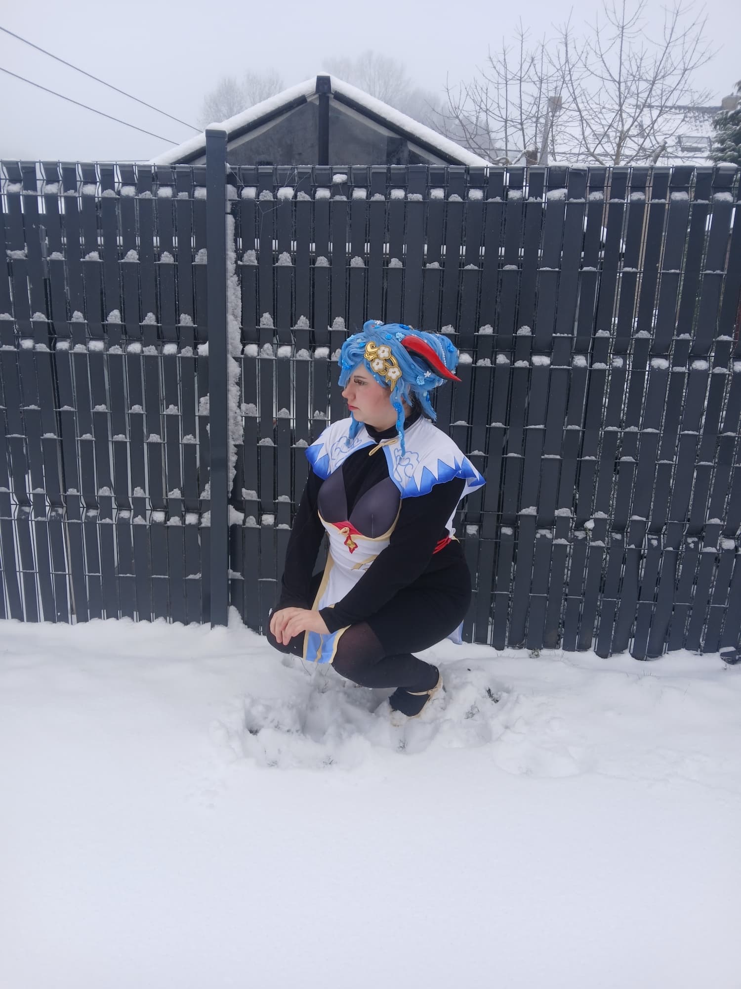 Ganyu in snow - Photo 19