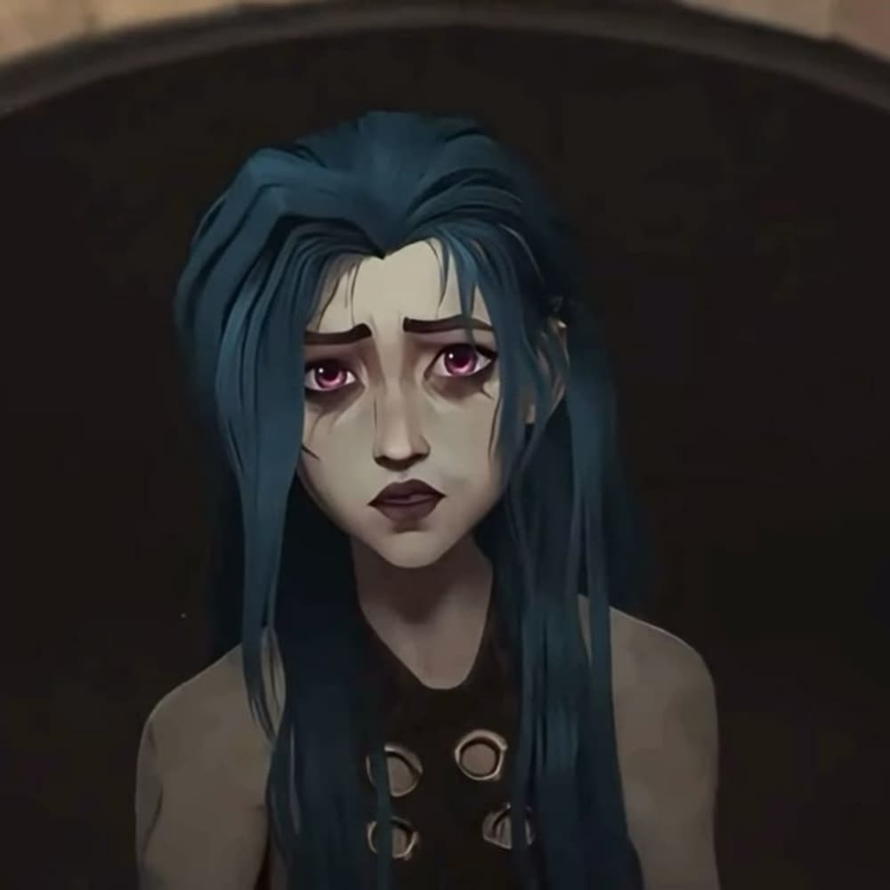 Jinx cheveux détachés