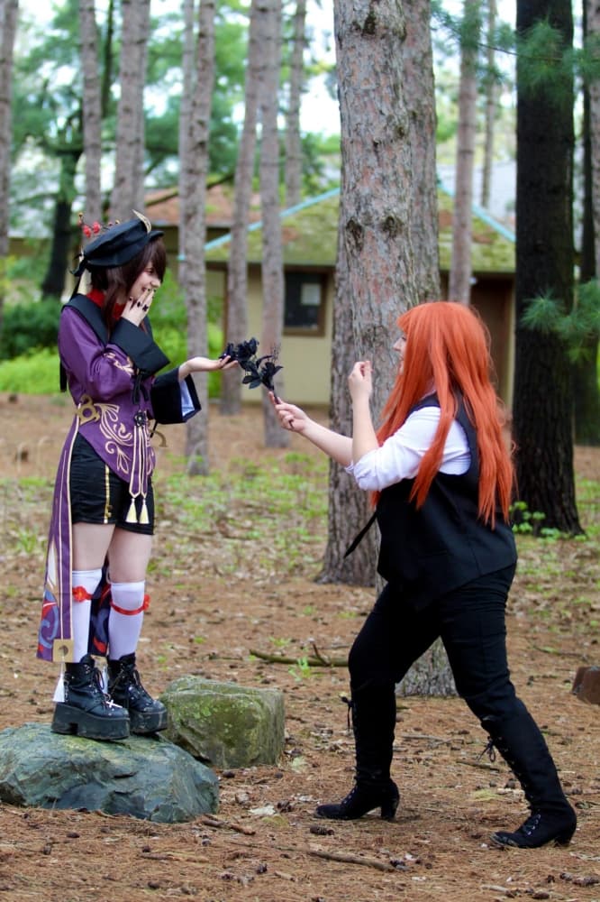 Hu Tao x Makima - Photo 3