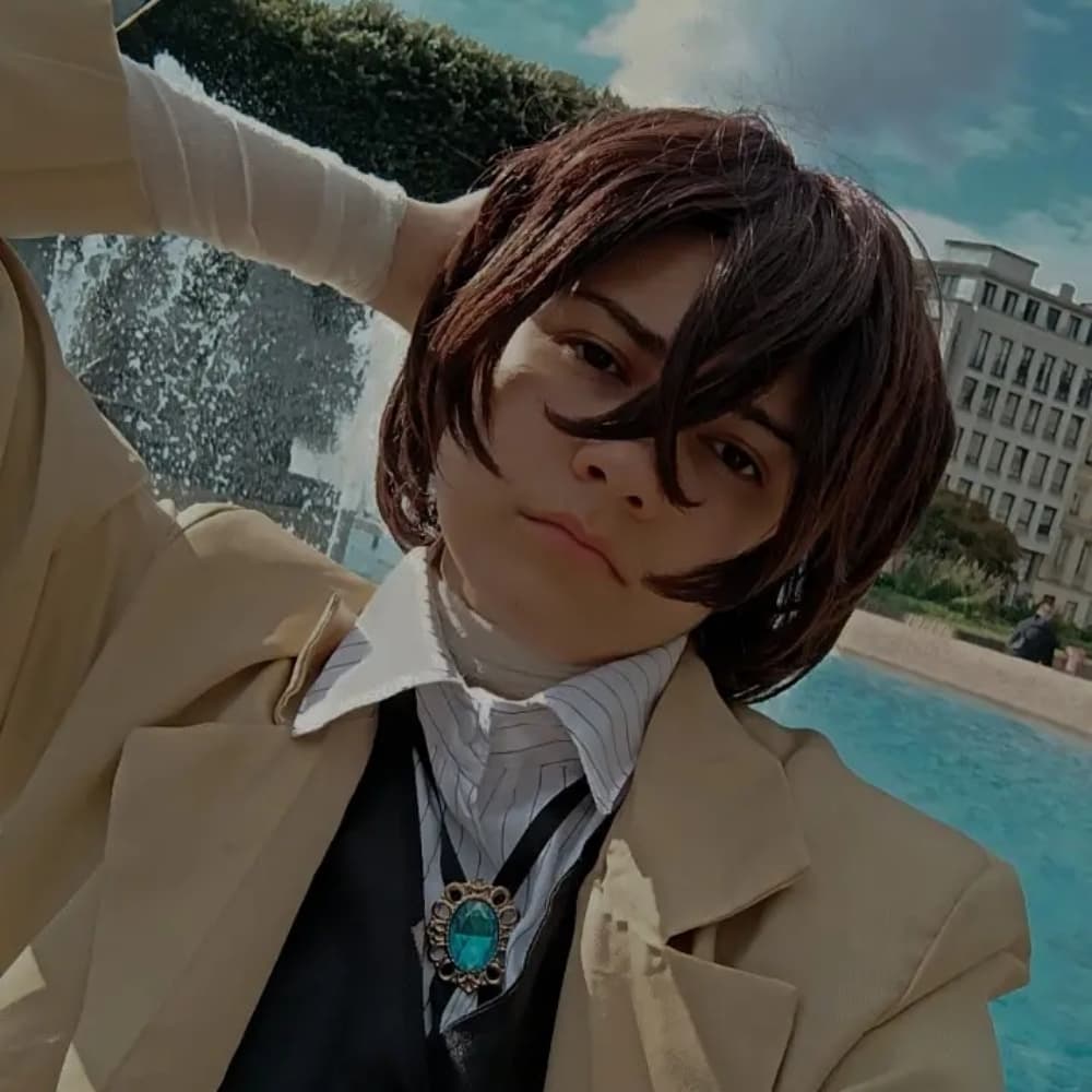 Dazai Osamu - Bungo Stray Dogs cosplay photoshoot cover