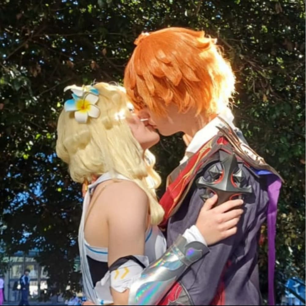 Tartaglia X lumine  - Genshin Impact cosplay photoshoot cover