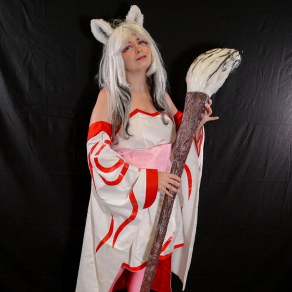 Mangalaxy Amaterasu - Okami cosplay photoshoot cover