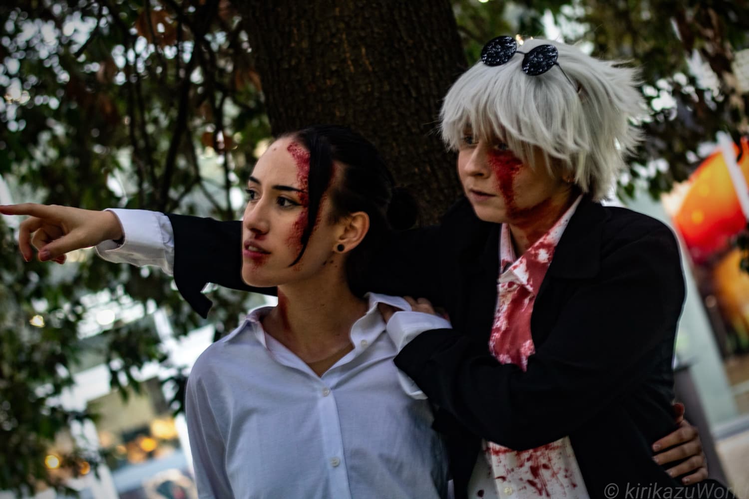 Satosugu - Jujutsu Kaisen cosplay photoshoot cover