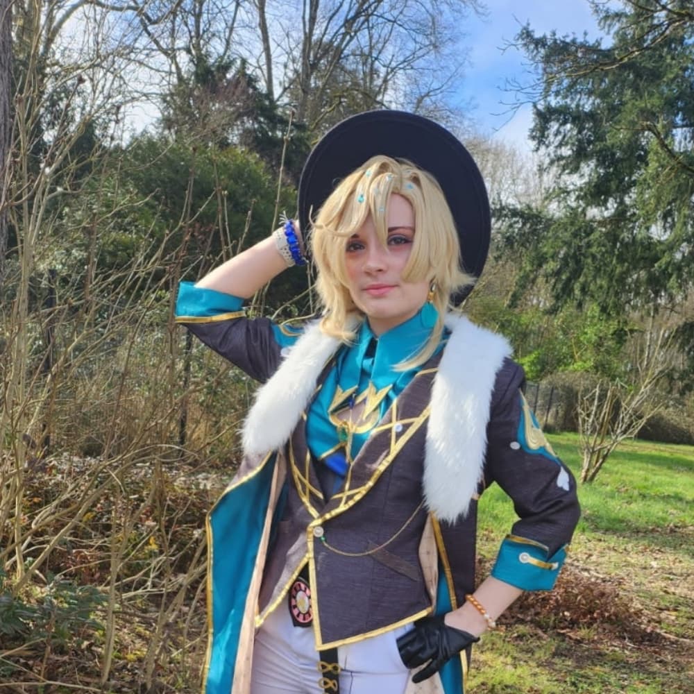 Aventurine  - Honkai: Star Rail cosplay photoshoot cover