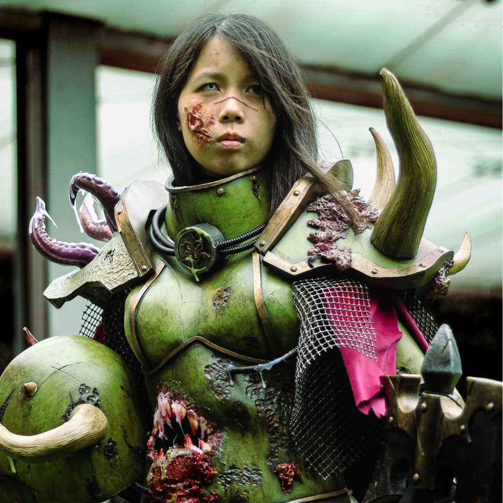 Nurgle Sister - Warhammer 40,000 cosplay photoshoot cover