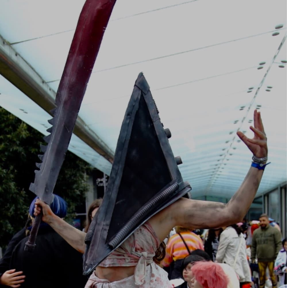 Pyramid head  - Silent Hill cosplay photoshoot cover
